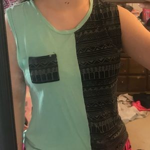 Mint and Tribal Tank
